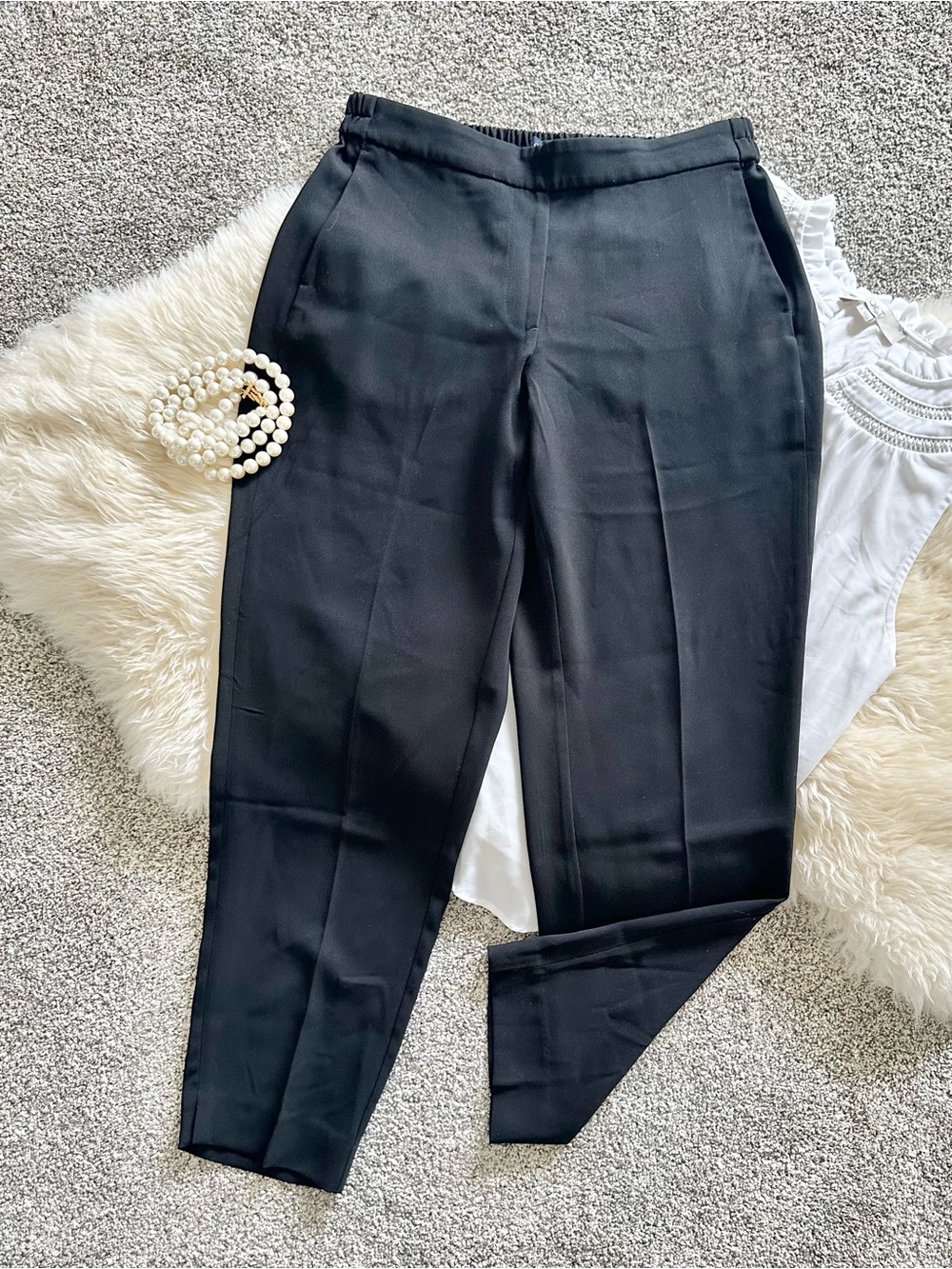 ✨J.Crew Jamie Black Tapered Dress Pants Women’s Size 6 ✨